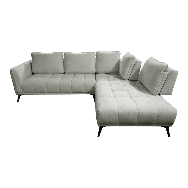 Canapea Belanza, colț stânga, Diverse culori, 265x213x90 cm - Bej - Gri | SKU: 371-000045 | Canapea Belanza, colț stânga, 265x213x90 cm, varianta Bej - Gri, produs pentru amenajarea locuinței, disponibil online în România la CasaMob