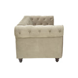 Canapea cu 2 locuri Incredible, Bej, 160x84x67 cm