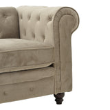Canapea cu 2 locuri Incredible, Bej, 160x84x67 cm