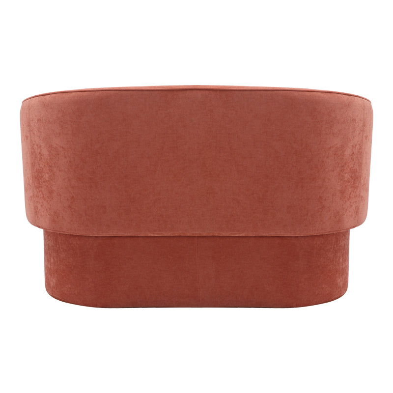 Canapea cu 2 locuri Playmob Caramiziu, Portocaliu, 128x65x79 cm