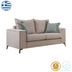 Canapea cu 2 locuri Verona 2, Crem, 173x93x100 cm