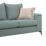 Canapea cu 2 locuri Verona 2, Gri - Verde, 173x93x100 cm - Verde