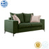 Canapea cu 2 locuri Verona 2, Verde inchis, 173x93x100 cm