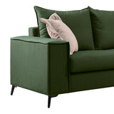 Canapea cu 2 locuri Verona 2, Verde inchis, 173x93x100 cm