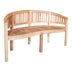 Canapea cu 3 locuri pentru gradina Coren Boho, Natural, 150x61x87 cm