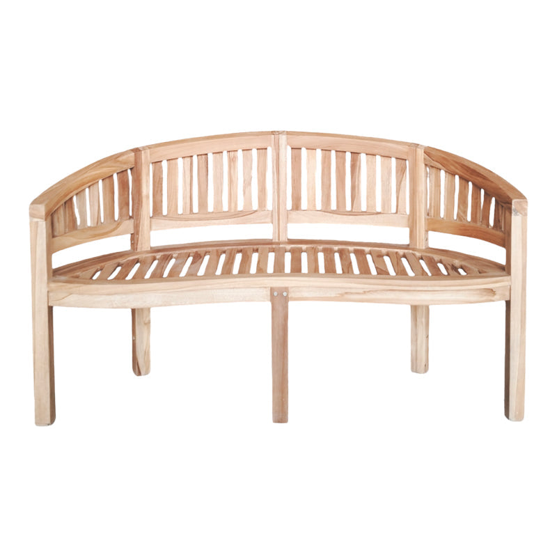 Canapea cu 3 locuri pentru gradina Coren Boho, Natural, 150x61x87 cm