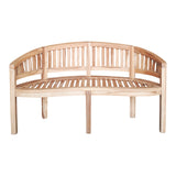 Canapea cu 3 locuri pentru gradina Coren Boho, Natural, 150x61x87 cm