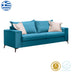 Canapea cu 3 locuri Verona 3, Albastru, 225x93x100 cm