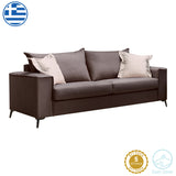 Canapea cu 3 locuri Verona 3, Gri inchis, 225x93x100 cm