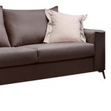 Canapea cu 3 locuri Verona 3, Gri inchis, 225x93x100 cm