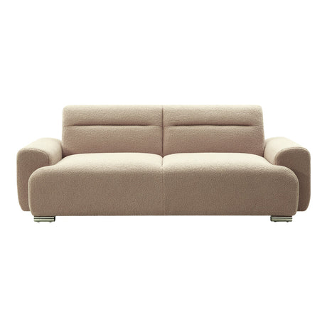 Canapea cu trei locuri Harmonious boucle, bej, 224x92x81 cm