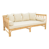 Canapea de gradina Alessa Boho, Natural, 200x100x76 cm