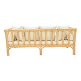 Canapea de gradina Alessa Boho, Natural, 200x100x76 cm