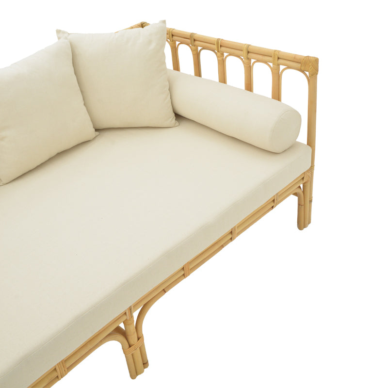 Canapea de gradina Alessa Boho, Natural, 200x100x76 cm