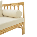 Canapea de gradina Alessa Boho, Natural, 200x100x76 cm