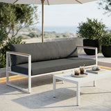 Canapea Aurelio, Metal, 3 locuri, 192x74x63 cm - Canapea Aurelio, Metal, 3 locuri, 192x74x63 cm