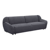 Canapea Echono, Stofa, 230x88x77 cm - Antracit