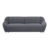Canapea Echono, Stofa, 230x88x77 cm - Antracit