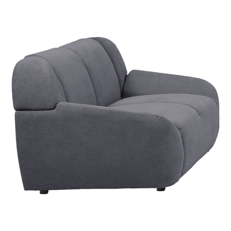Canapea Echono, Stofa, 230x88x77 cm - Antracit