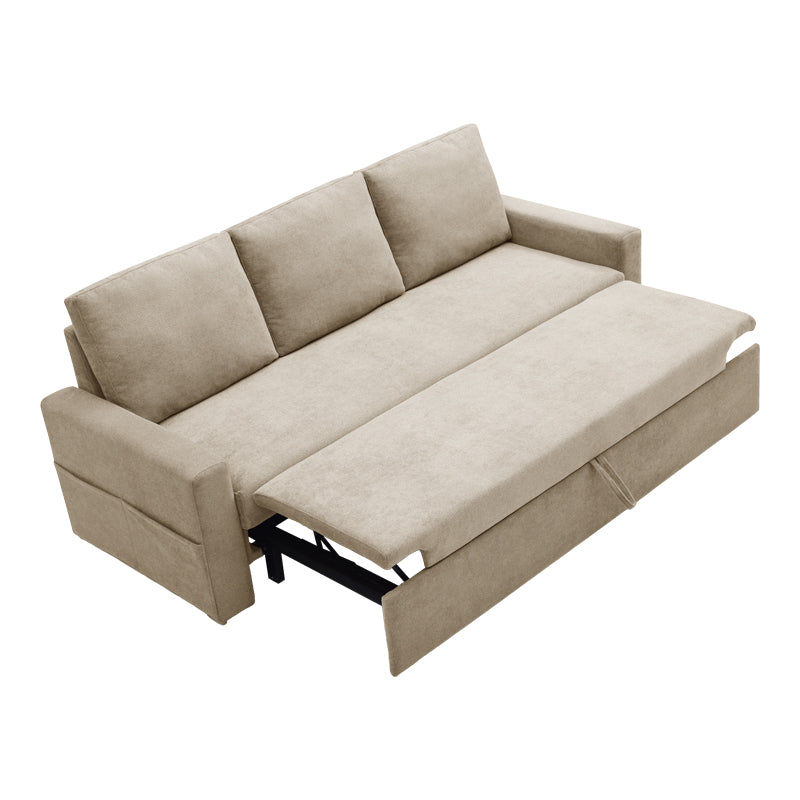 Bej - Gri | SKU: 074-000120 | Canapea extensibilă 3 locuri Keyla, 215x86x87 cm, varianta Bej - Gri, produs pentru amenajarea locuinței, disponibil online în România la CasaMob