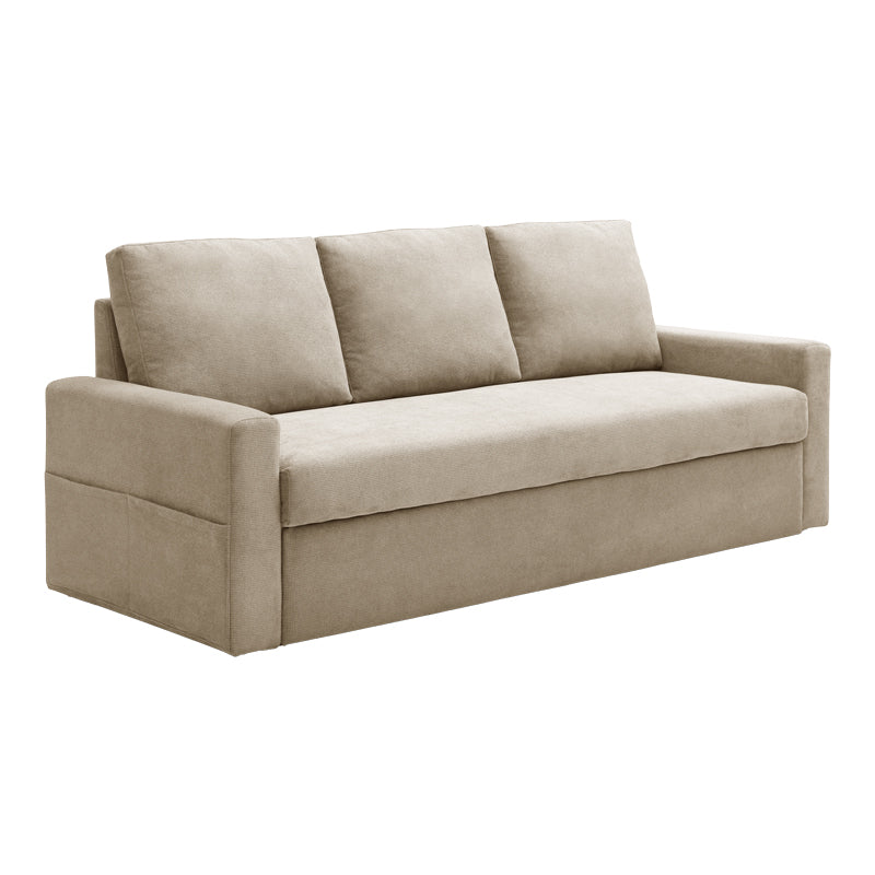 Bej - Gri | SKU: 074-000120 | Canapea extensibilă 3 locuri Keyla, 215x86x87 cm, varianta Bej - Gri, produs pentru amenajarea locuinței, disponibil online în România la CasaMob