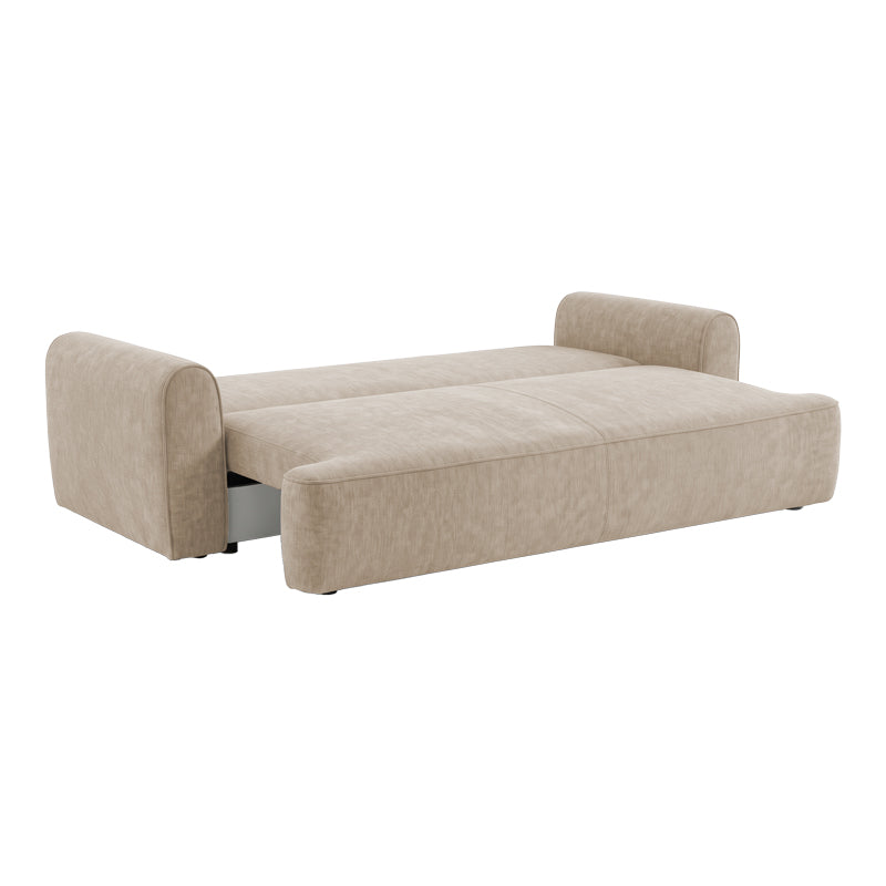 Bej | SKU: 074-000122 | Canapea extensibilă 3 locuri Storida, cu depozitare, 255x94x92 cm, varianta Bej, produs pentru amenajarea locuinței, disponibil online în România la CasaMob