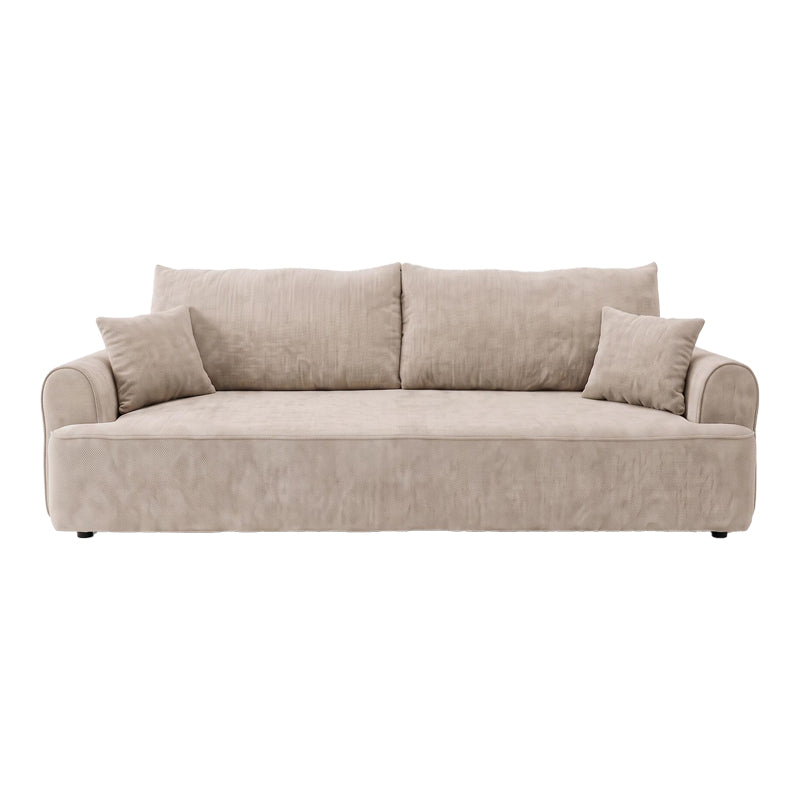 Bej | SKU: 074-000122 | Canapea extensibilă 3 locuri Storida, cu depozitare, 255x94x92 cm, varianta Bej, produs pentru amenajarea locuinței, disponibil online în România la CasaMob