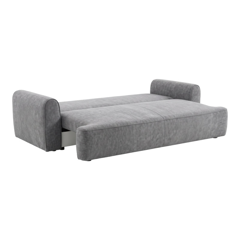 Gri | SKU: 074-000123 | Canapea extensibilă 3 locuri Storida, cu depozitare, 255x94x92 cm, varianta Gri, produs pentru amenajarea locuinței, disponibil online în România la CasaMob