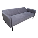 Canapea extensibilă 3 locuri Veluto, catifea, Diverse culori, 197x85x83 cm - Antracit | SKU: 035-000120 | Canapea extensibilă 3 locuri Veluto, catifea, 197x85x83 cm, varianta Antracit, produs pentru amenajarea locuinței, disponibil online în România la CasaMob