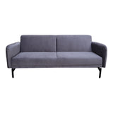 Canapea extensibilă 3 locuri Veluto, catifea, Diverse culori, 197x85x83 cm - Antracit | SKU: 035-000120 | Canapea extensibilă 3 locuri Veluto, catifea, 197x85x83 cm, varianta Antracit, produs pentru amenajarea locuinței, disponibil online în România la CasaMob