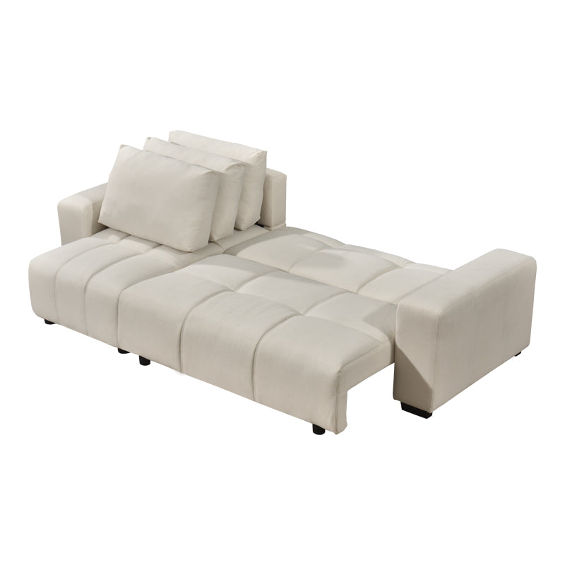 Canapea extensibilă Belda, colț reversibil, cu depozitare, Diverse culori, 246x138x82 cm - Crem | SKU: 389-000017 | Canapea extensibilă Belda, colț reversibil, cu depozitare, 246x138x82 cm, varianta Crem, produs pentru amenajarea locuinței, disponibil online în România la CasaMob