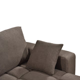 Canapea extensibilă Belda, colț reversibil, cu depozitare, Diverse culori, 246x138x82 cm - Maro | SKU: 389-000018 | Canapea extensibilă Belda, colț reversibil, cu depozitare, 246x138x82 cm, varianta Maro, produs pentru amenajarea locuinței, disponibil online în România la CasaMob