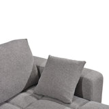 Canapea extensibilă Belda, colț reversibil, cu depozitare, Diverse culori, 246x138x82 cm - Gri | SKU: 389-000019 | Canapea extensibilă Belda, colț reversibil, cu depozitare, 246x138x82 cm, varianta Gri, produs pentru amenajarea locuinței, disponibil online în România la CasaMob