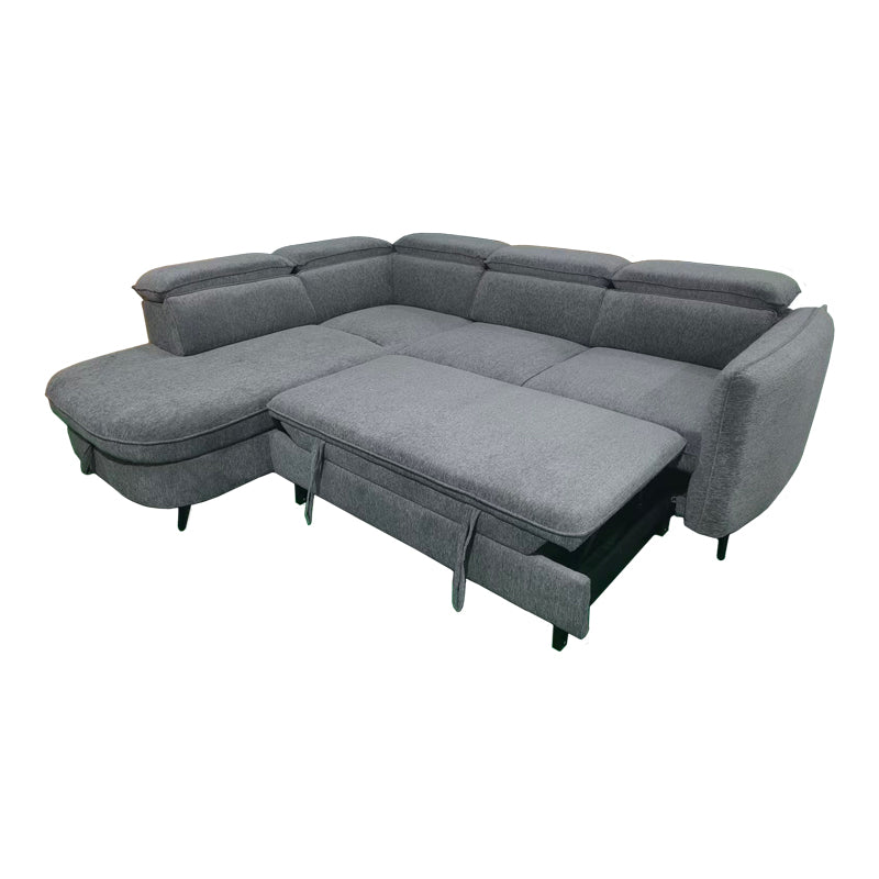 Canapea extensibilă Napia, colț dreapta, Diverse culori, 249x210x98 cm - Antracit | SKU: 371-000038 | Canapea extensibilă Napia, colț dreapta, 249x210x98 cm, varianta Antracit, produs pentru amenajarea locuinței, disponibil online în România la CasaMob