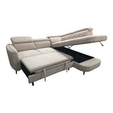 Canapea extensibilă Napia, colț stânga, Diverse culori, 249x210x98 cm - Bej | SKU: 371-000039 | Canapea extensibilă Napia, colț stânga, 249x210x98 cm, varianta Bej, produs pentru amenajarea locuinței, disponibil online în România la CasaMob
