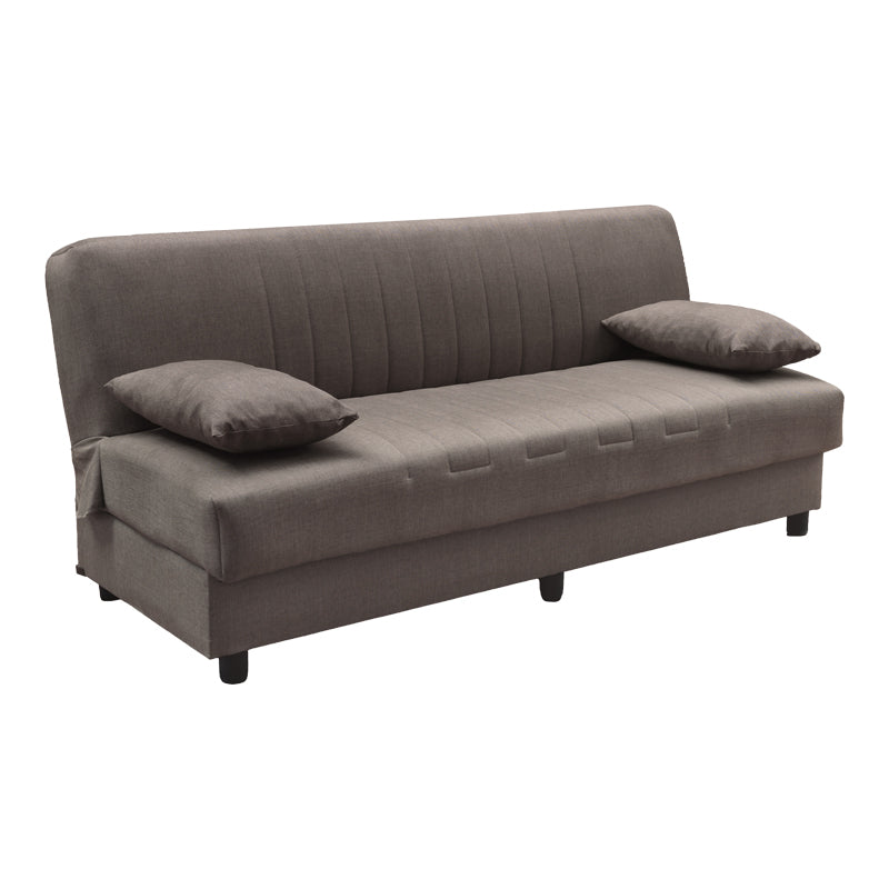 Maro | SKU: 438-000021 | Canapea extensibilă Romina, 3 locuri, cu spațiu de depozitare, Stofă, 180x75x85 cm, varianta Maro, produs pentru amenajarea locuinței, disponibil online în România la CasaMob