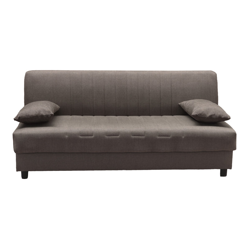 Maro | SKU: 438-000021 | Canapea extensibilă Romina, 3 locuri, cu spațiu de depozitare, Stofă, 180x75x85 cm, varianta Maro, produs pentru amenajarea locuinței, disponibil online în România la CasaMob