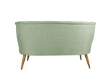 Canapea Fixa cu 2 Locuri Richland Loveseat, 140x71x80 cm - Verde