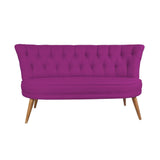 Canapea Fixa cu 2 Locuri Richland Loveseat, 140x71x80 cm - Mov