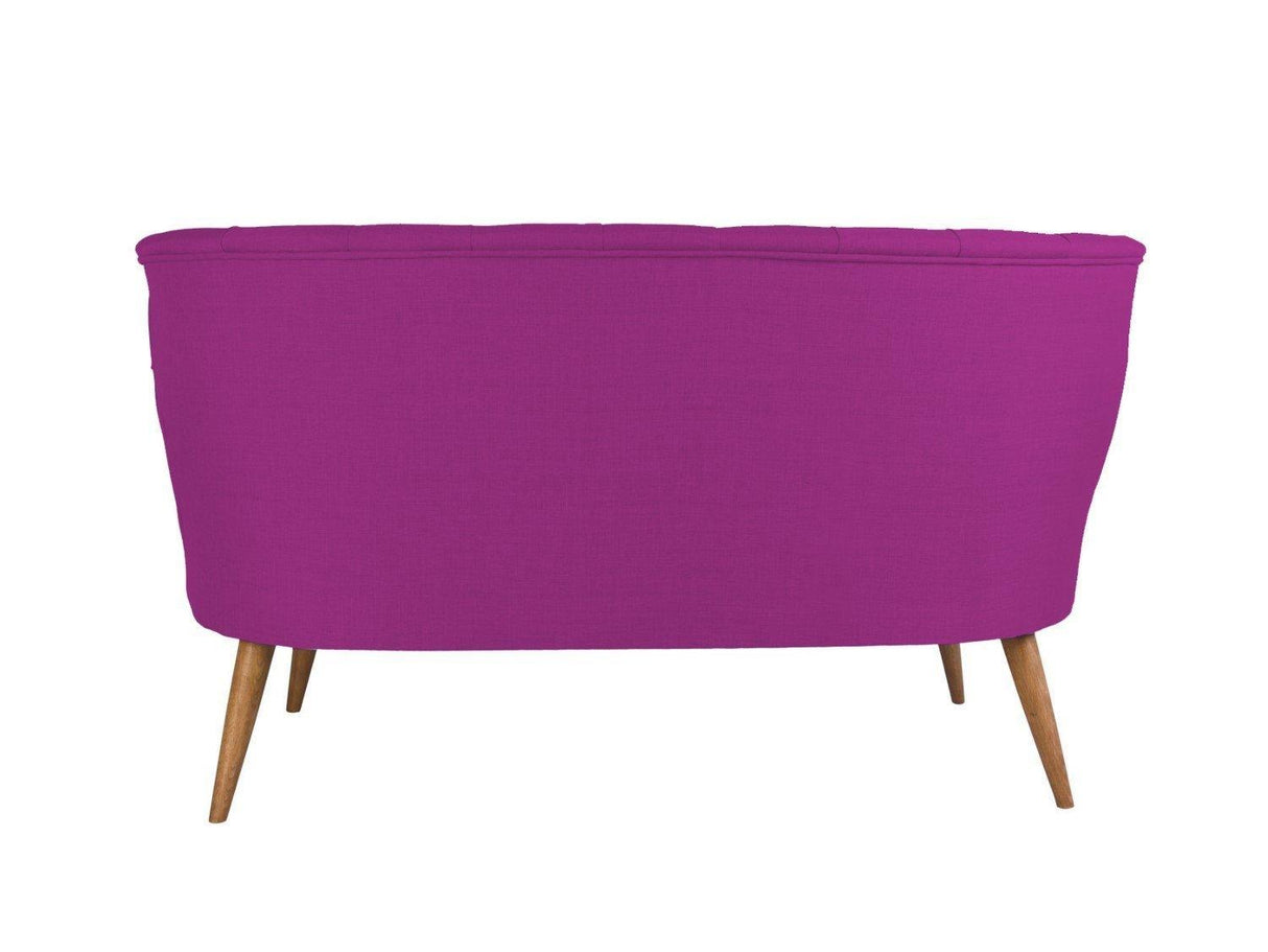 Canapea Fixa cu 2 Locuri Richland Loveseat, 140x71x80 cm - Mov