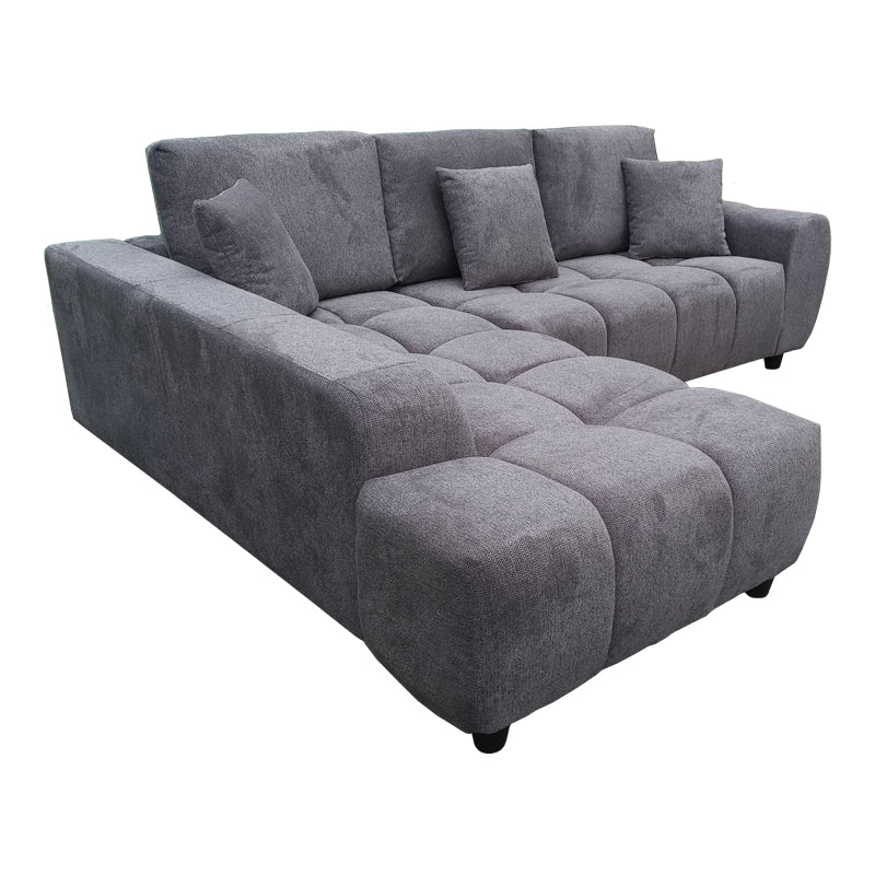 Canapea Londe, colț dreapta, Diverse culori, 273x211x92 cm - Gri | SKU: 371-000034 | Canapea Londe, colț dreapta, 273x211x92 cm, varianta Gri, produs pentru amenajarea locuinței, disponibil online în România la CasaMob