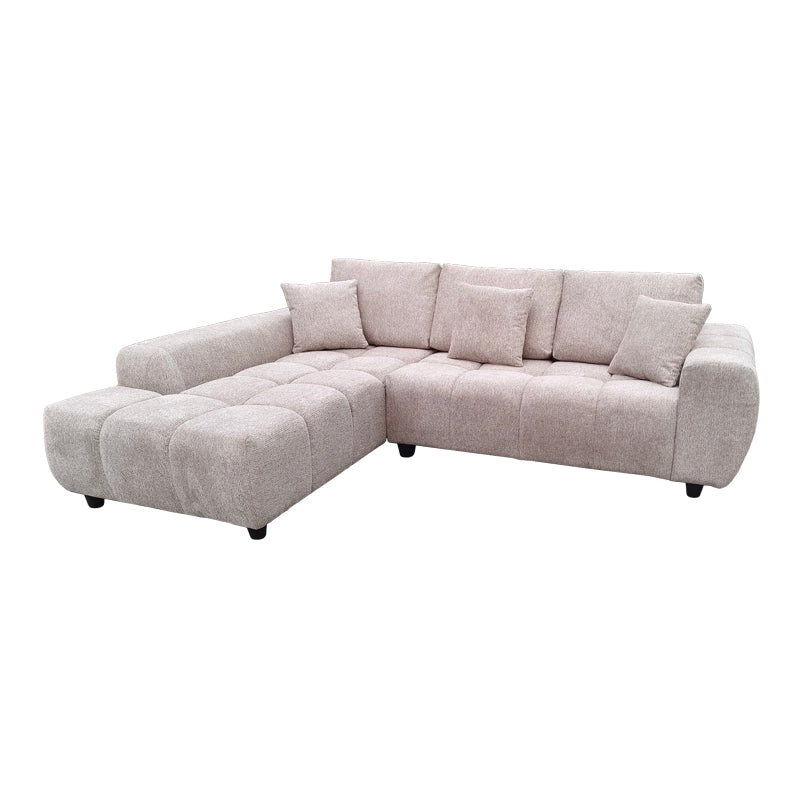 Canapea Londe, colț dreapta, Diverse culori, 273x211x92 cm - Bej - Gri | SKU: 371-000036 | Canapea Londe, colț dreapta, 273x211x92 cm, varianta Bej - Gri, produs pentru amenajarea locuinței, disponibil online în România la CasaMob
