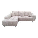 Canapea Londe, colț dreapta, Diverse culori, 273x211x92 cm - Bej - Gri | SKU: 371-000036 | Canapea Londe, colț dreapta, 273x211x92 cm, varianta Bej - Gri, produs pentru amenajarea locuinței, disponibil online în România la CasaMob