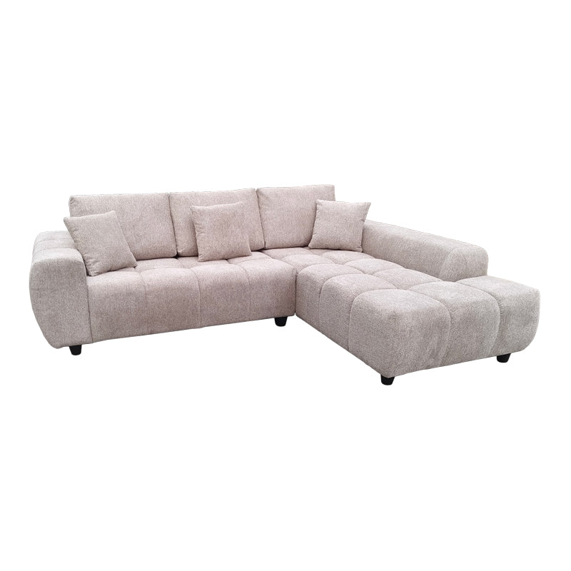 Canapea Londe, colț stânga, Diverse culori, 273x211x92 cm - Bej - Gri | SKU: 371-000035 | Canapea Londe, colț stânga, 273x211x92 cm, varianta Bej - Gri, produs pentru amenajarea locuinței, disponibil online în România la CasaMob