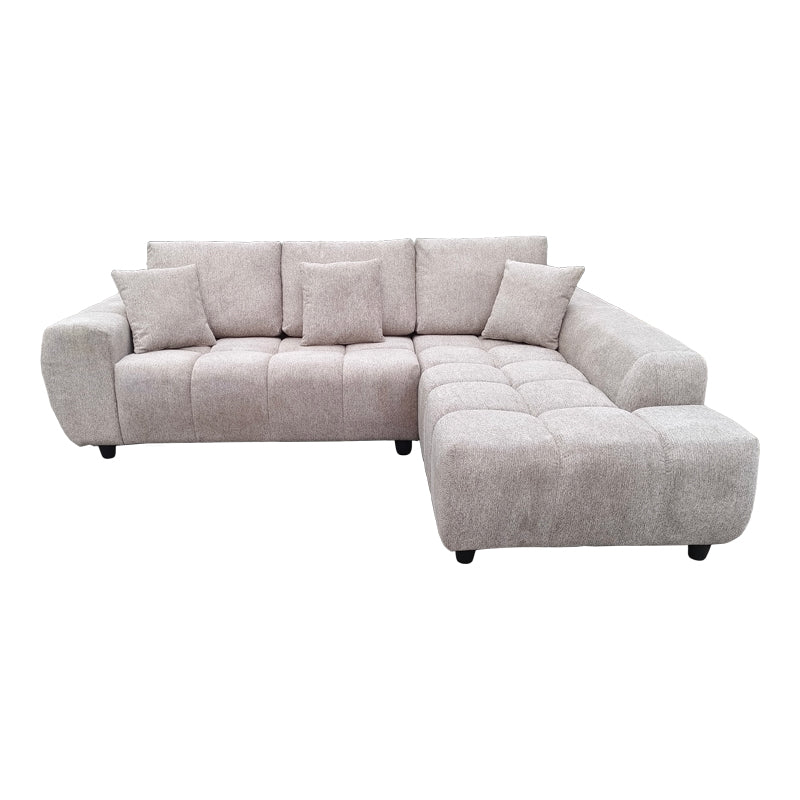 Canapea Londe, colț stânga, Diverse culori, 273x211x92 cm - Bej - Gri | SKU: 371-000035 | Canapea Londe, colț stânga, 273x211x92 cm, varianta Bej - Gri, produs pentru amenajarea locuinței, disponibil online în România la CasaMob