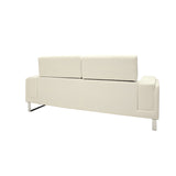 Canapea Shea 3 Locuri Ivory, Bej, 198x80x87 cm