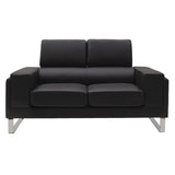Canapea Shea 2 Locuri Negru 158x80x87 cm