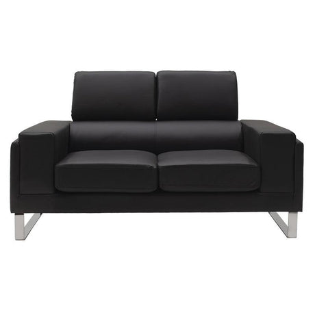 Canapea Shea 2 Locuri Negru 158x80x87 cm
