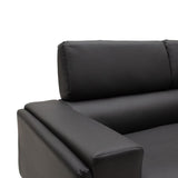 Canapea Shea 2 Locuri Negru 158x80x87 cm