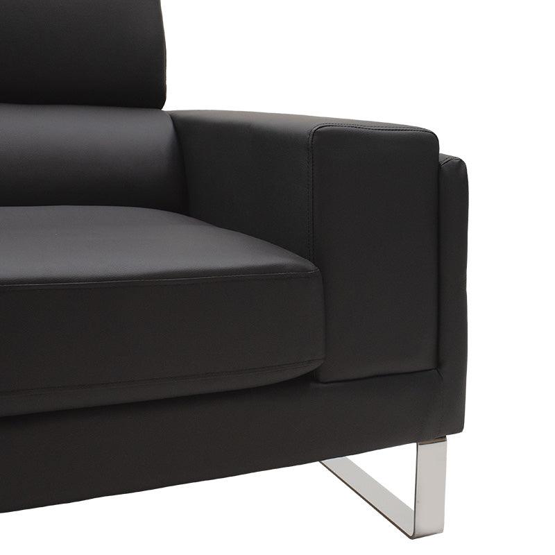 Canapea Shea 2 Locuri Negru 158x80x87 cm
